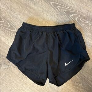 Nike Black Athletic Shorts Lightweight Elastic Waist